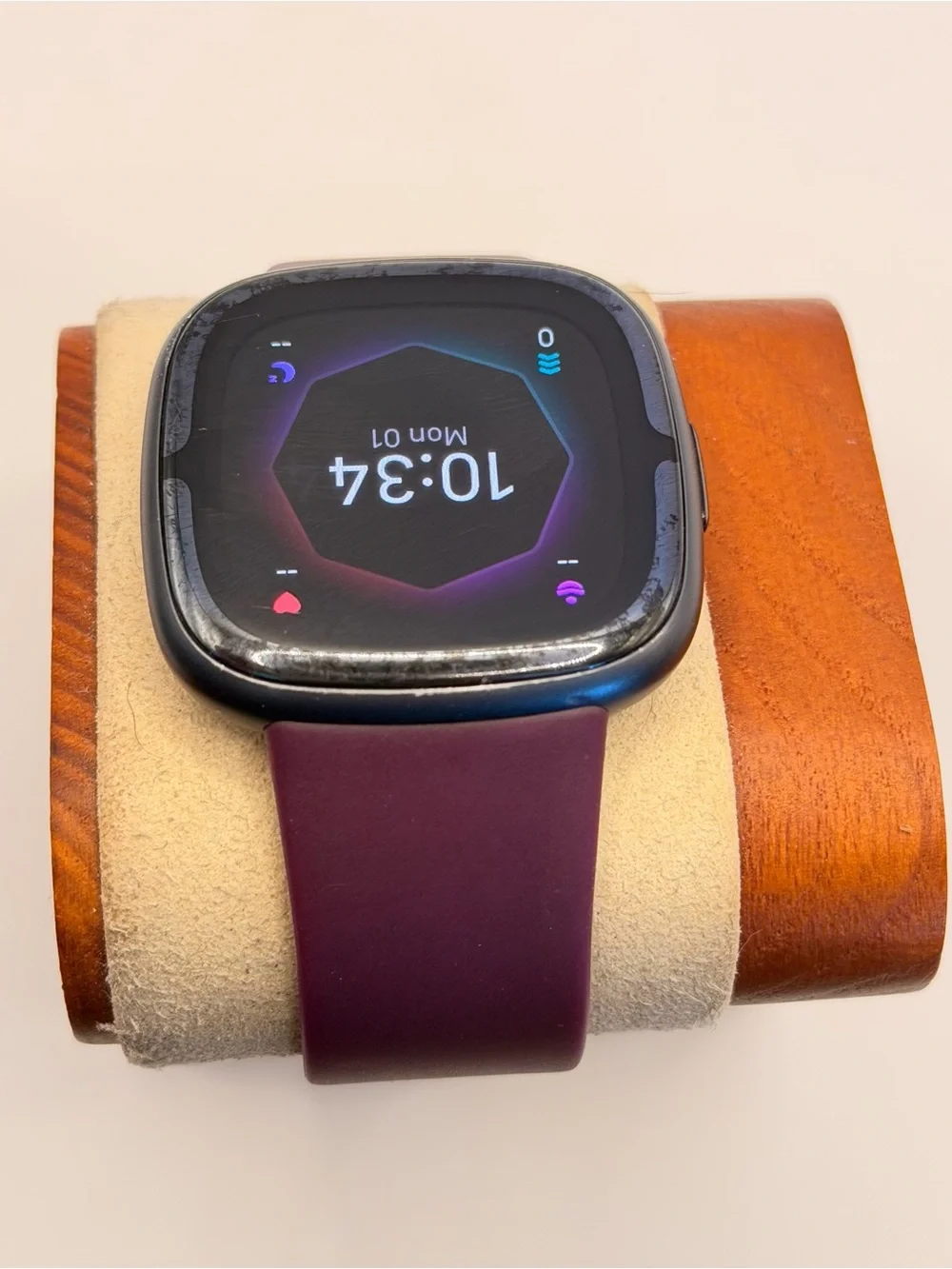 Fitbit Sense 2, Tested, Black, Very Good, New Band, Charger Included,